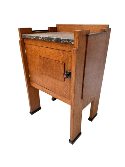 Art Deco Modernist Nightstand or Bedside Cabinet, 1920s